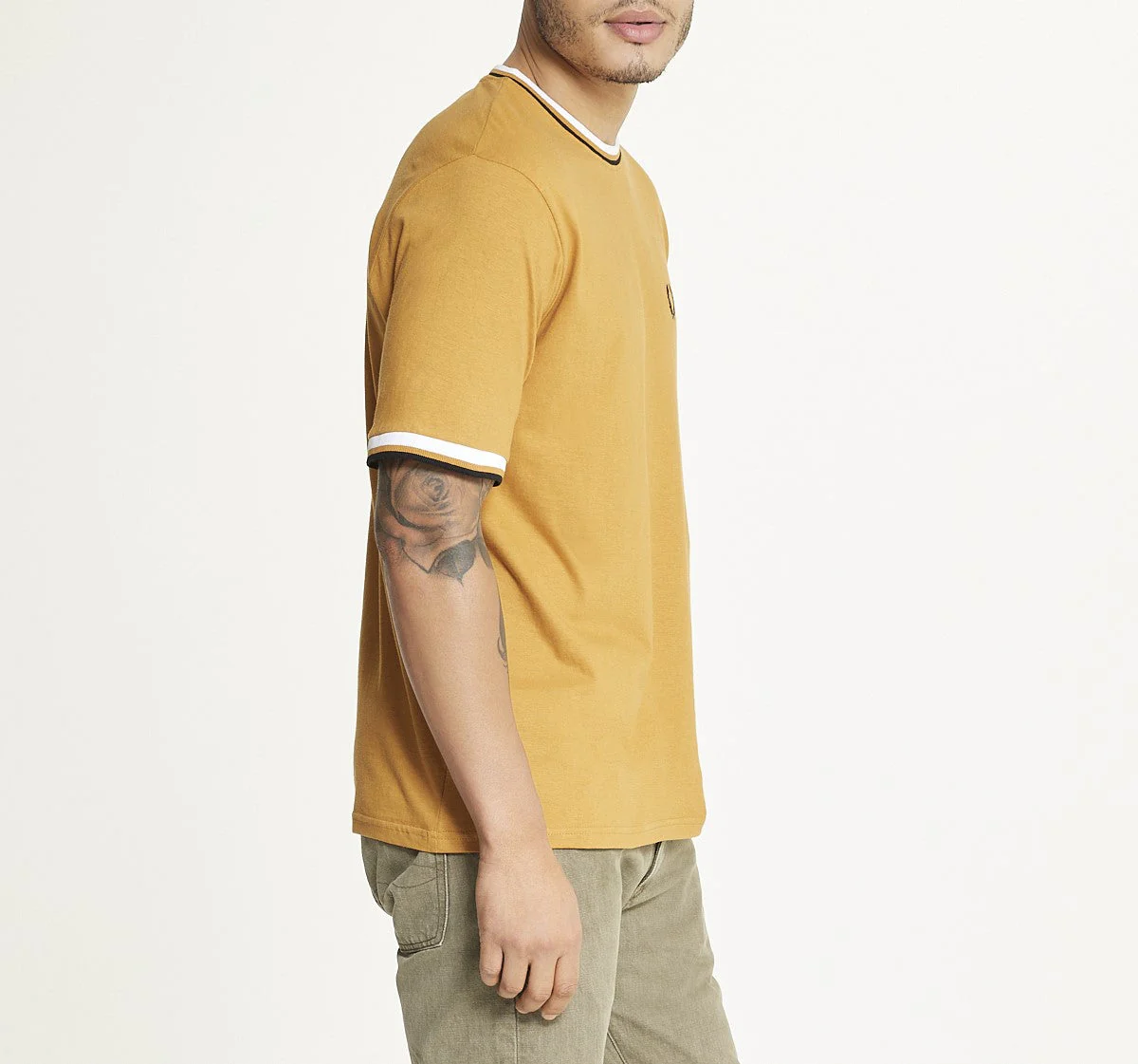 Brooklyn Laundry Men's Tonal Embroidery Crew Neck Tee - Image 3