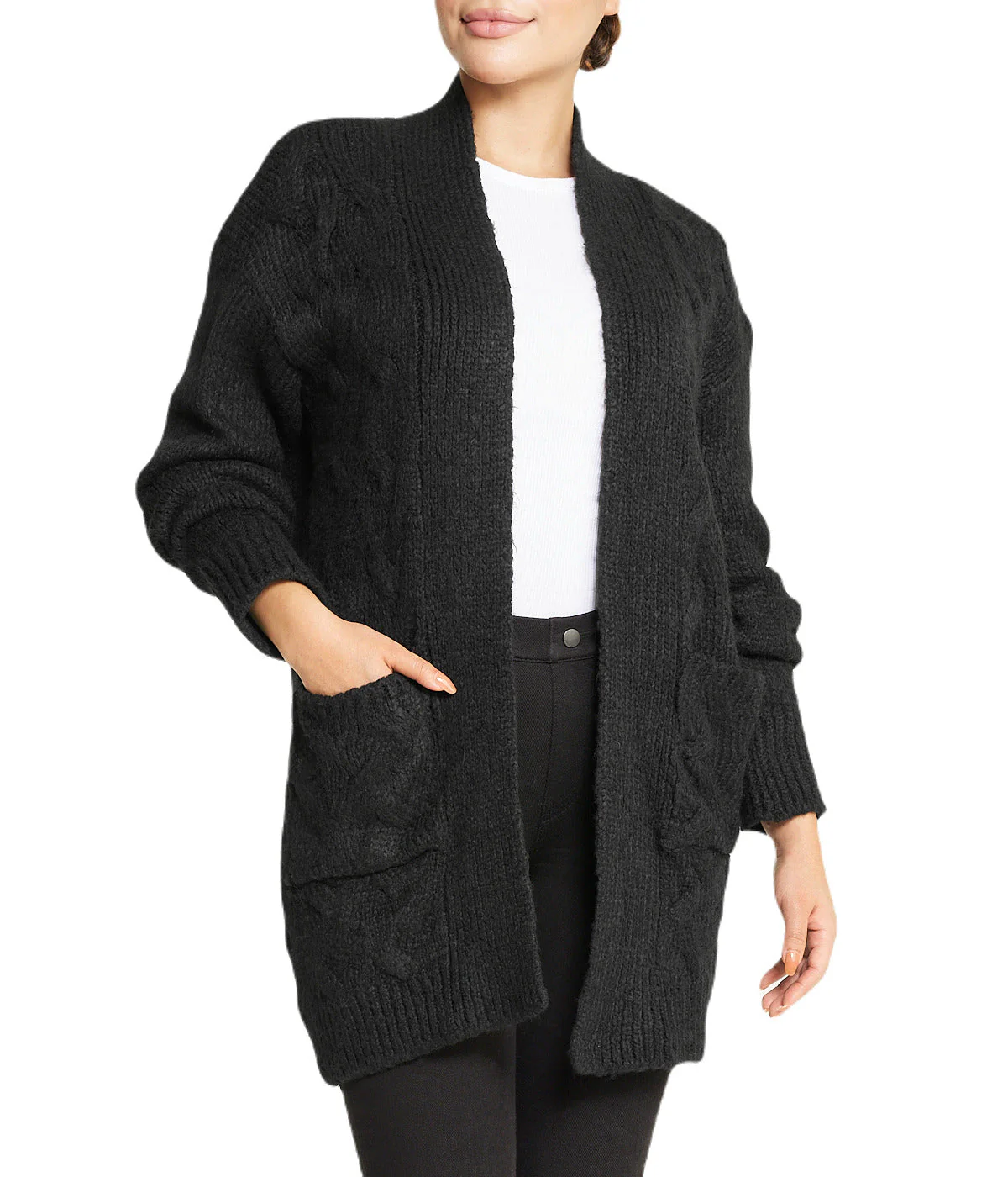 Cable Flyaway Cardigan - Image 5