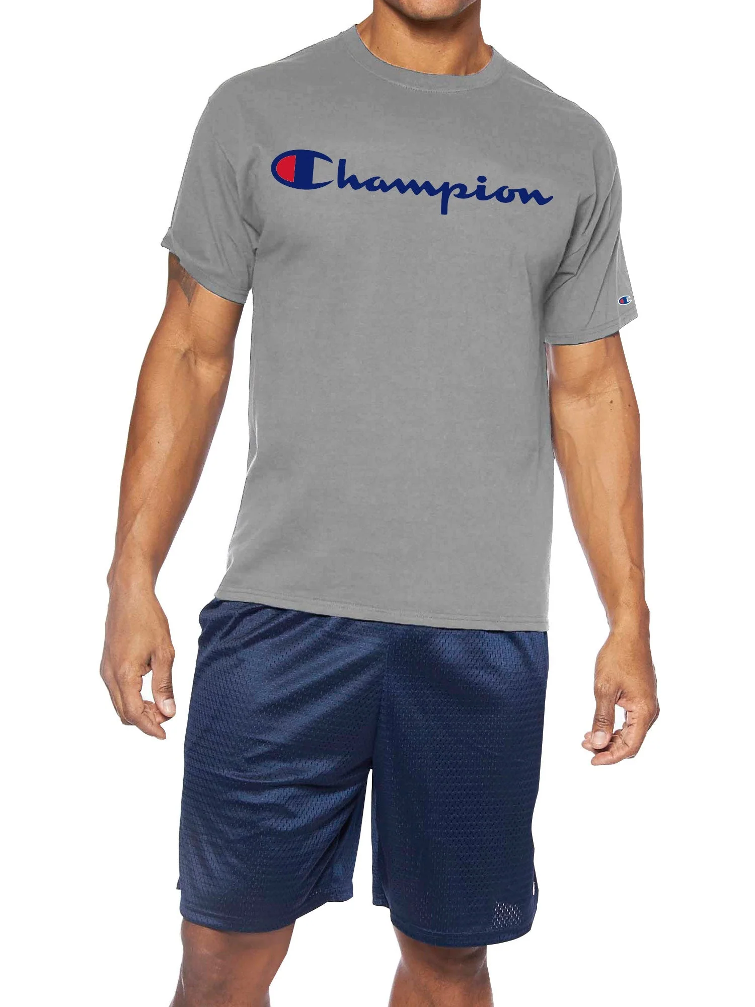 Champion Big And Tall Men's 100% Cotton Short Sleeve Teeshirt