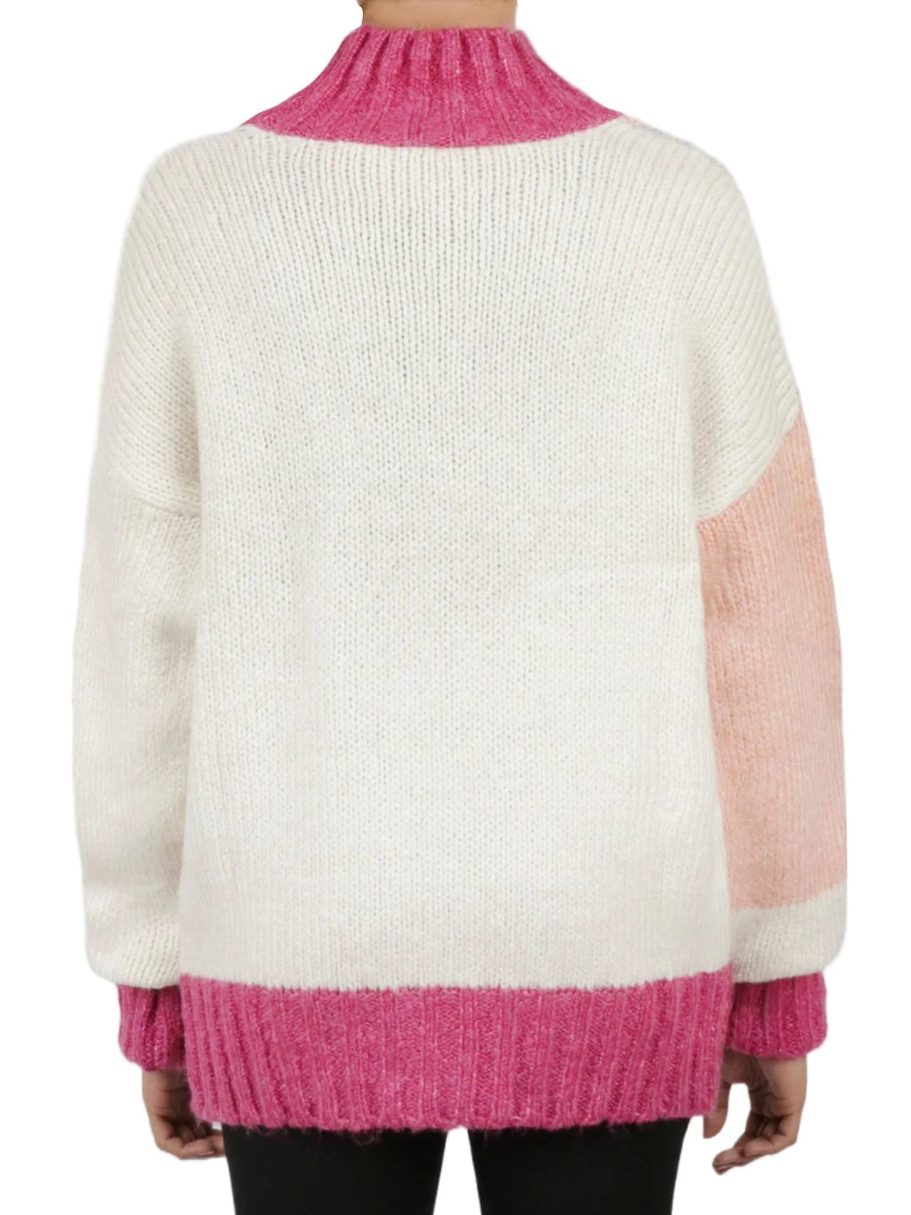 Color Block Tunic Sweater - Image 8