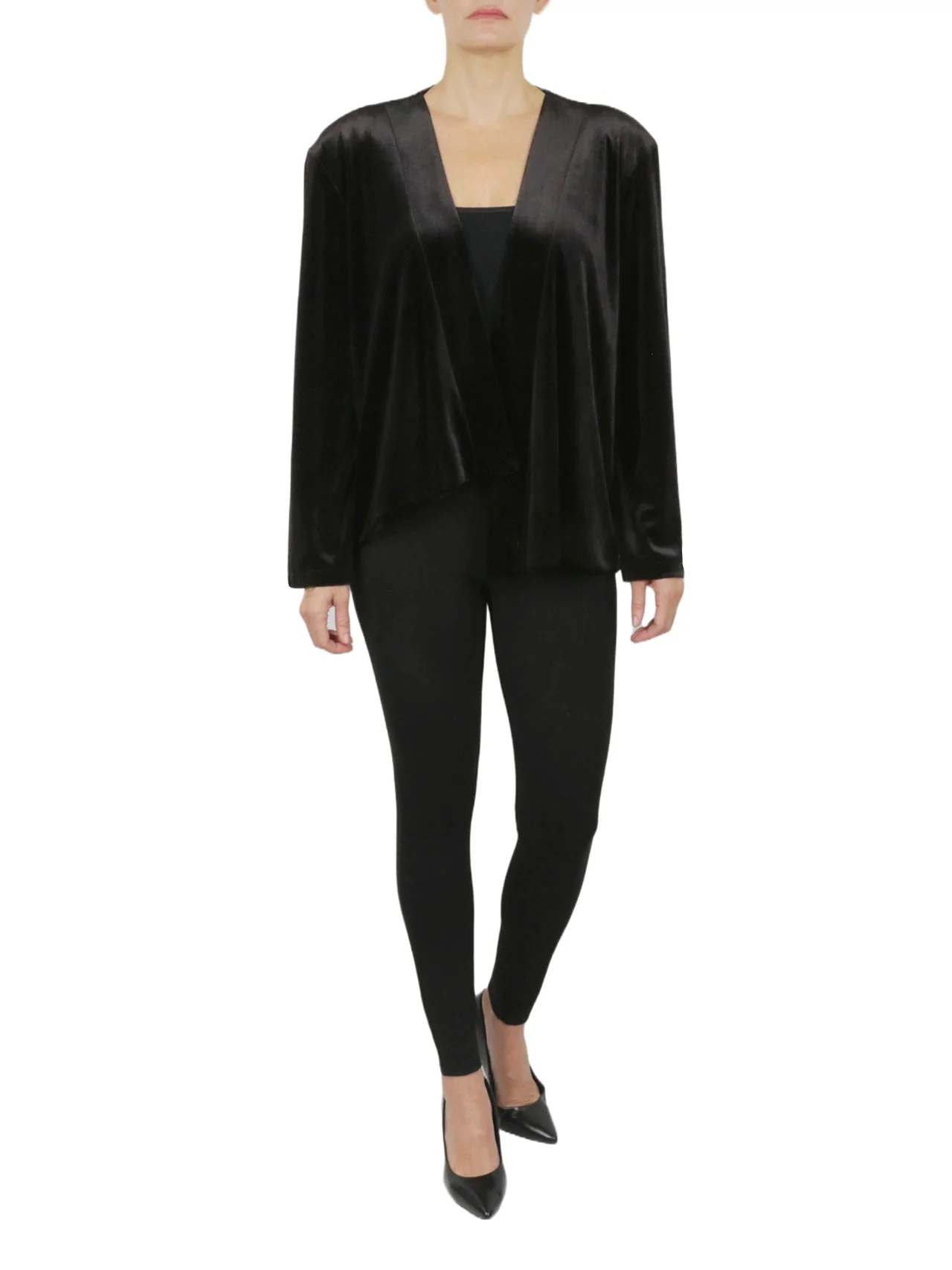 Open Front Cardigan Blazer - Image 2
