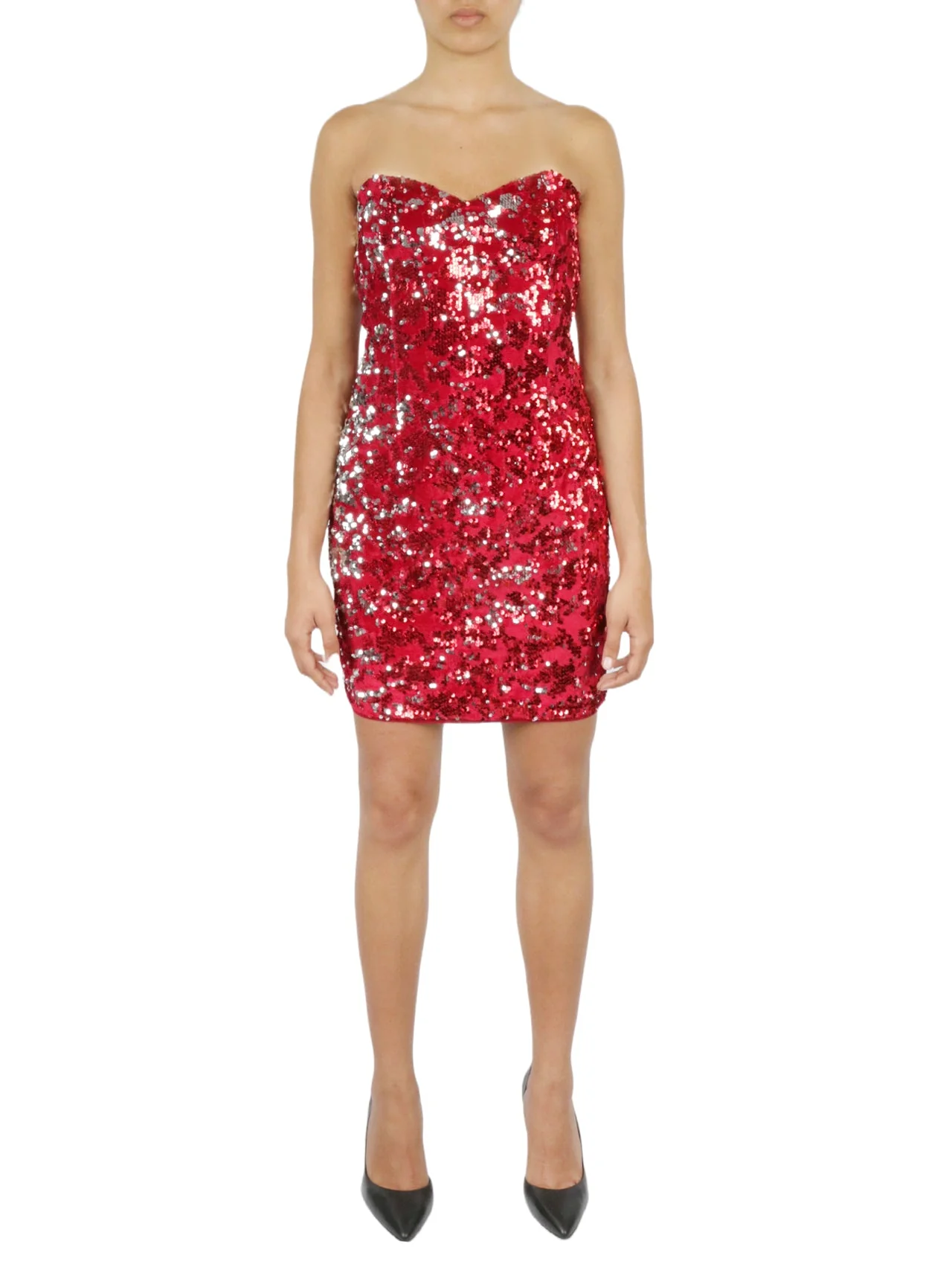 Sweetheart Sequin Dress