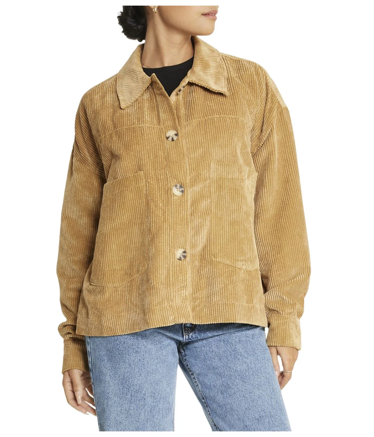 Velvet Corduroy Shacket - Image 10
