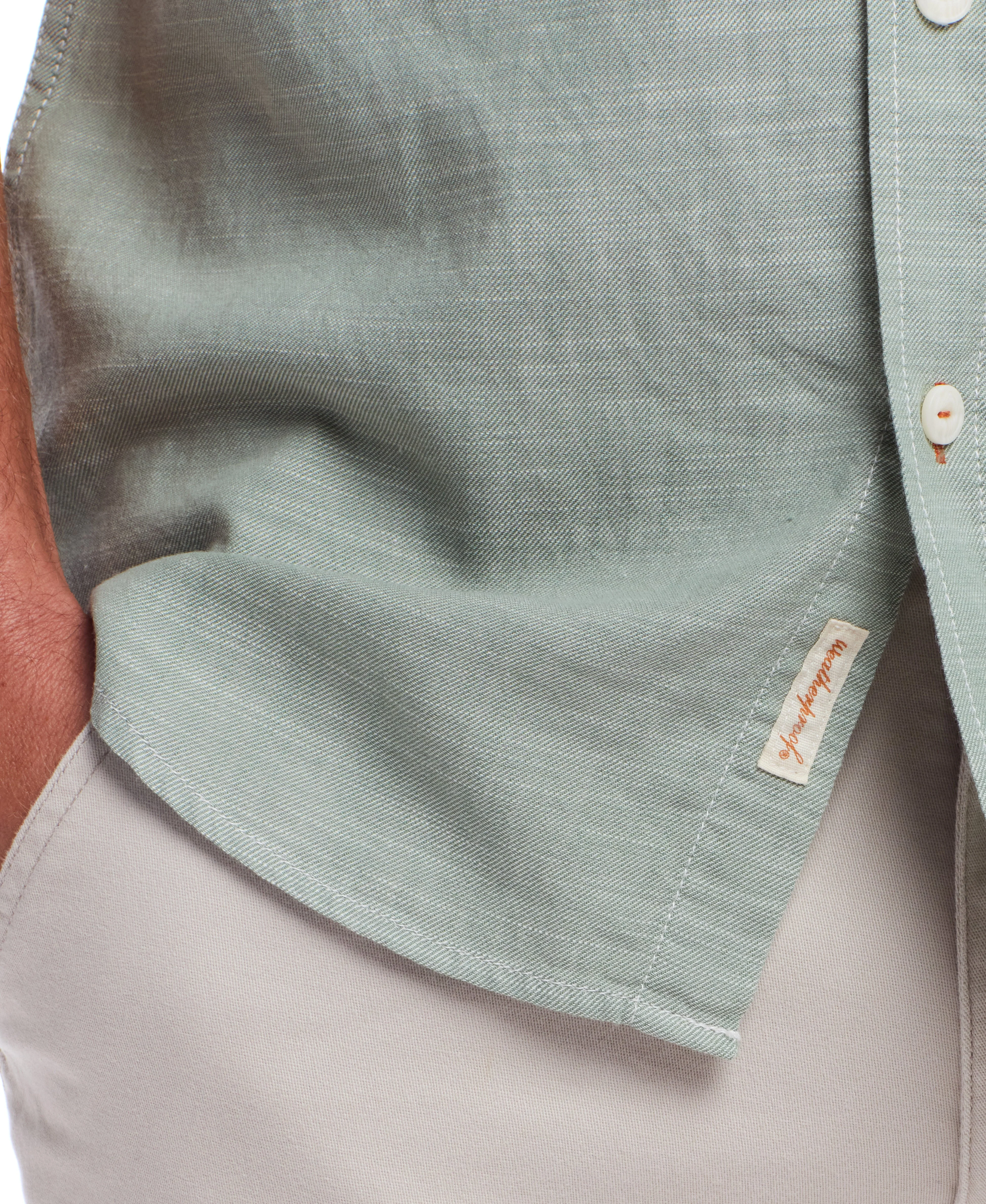 Weatherproof Vintage Men's L/S Solid Cotton Twill Shirt - Image 4